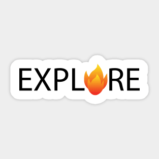 Explore artsy Sticker